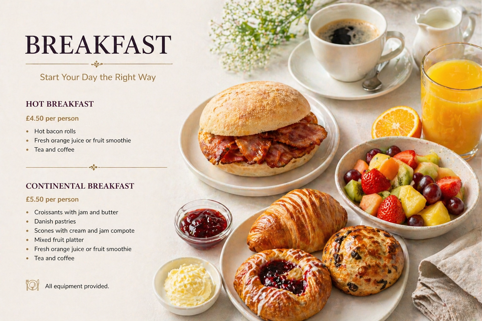 Breakfast Menu